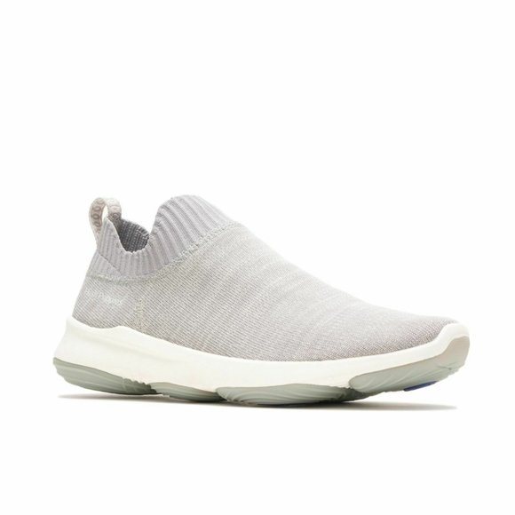 NEW Hush Puppies Women Cool Grey Knit Stretch Energy Rebound Active Sock Sneaker - Picture 1 of 6